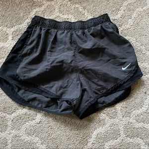 Nike black workout shorts